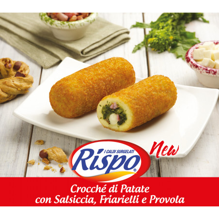 Crocche friarielli salsiccia provola