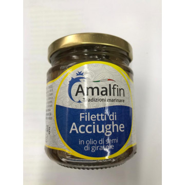 Filetti acciughe 200gr Olio...