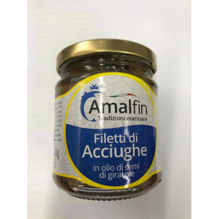 Filetti acciughe 200gr Olio di girasole